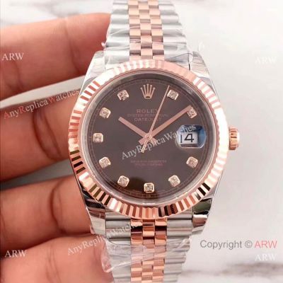 Rolex Datejust II 41 Chocolate Face Jubilee Bracelet Watch